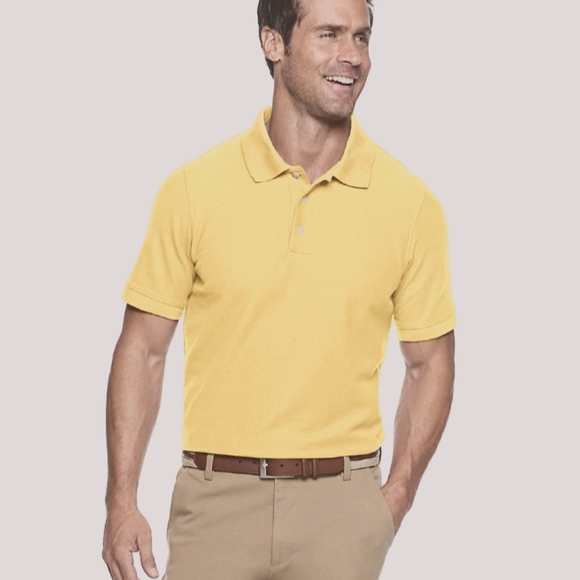 St. John's Bay Other - St.Johns Bay Legacy Pique Polo Yellow Size XXL